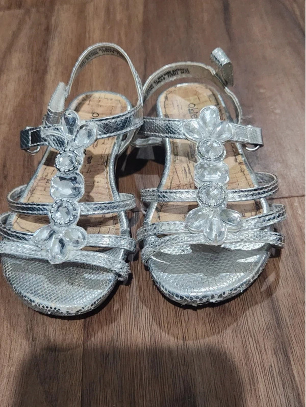 Silver Toddler Sandal Sz 6